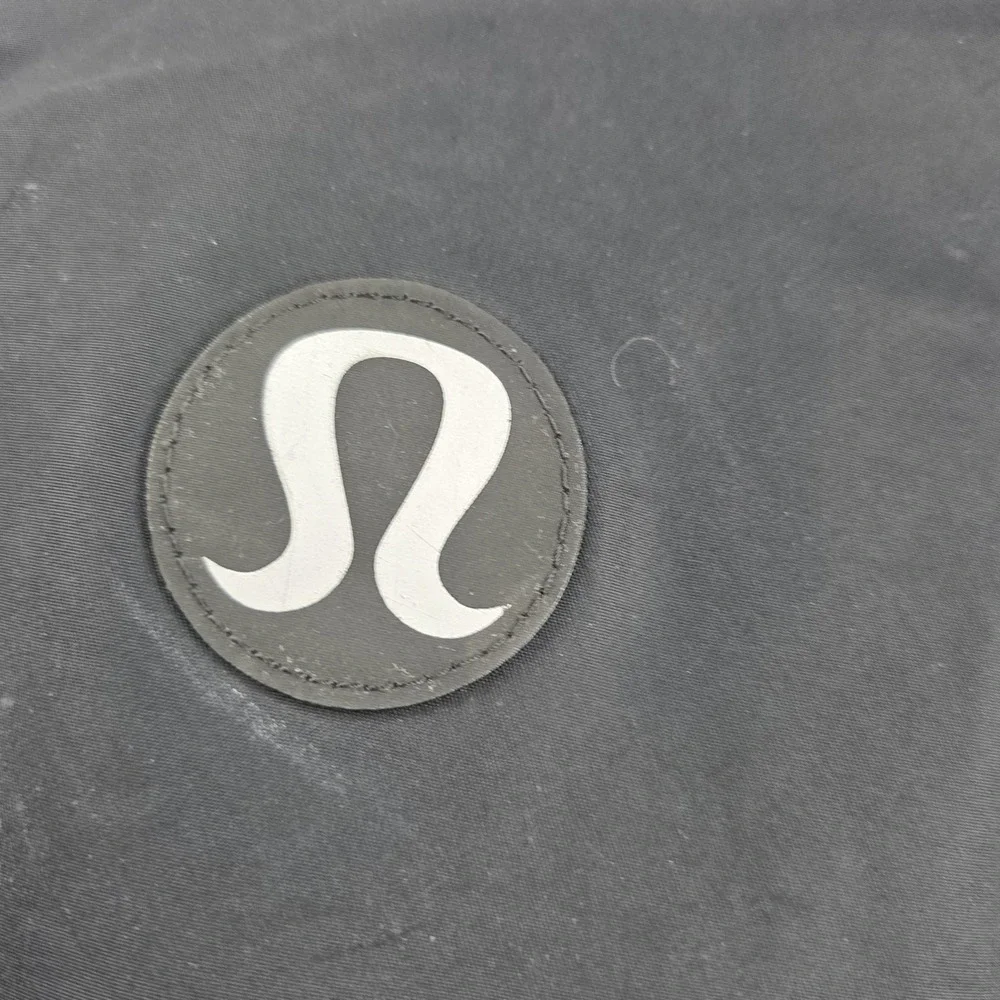 Lululemon Backpack Black 15 Inch Soft Case Women Nylon Travel Daypack Bag